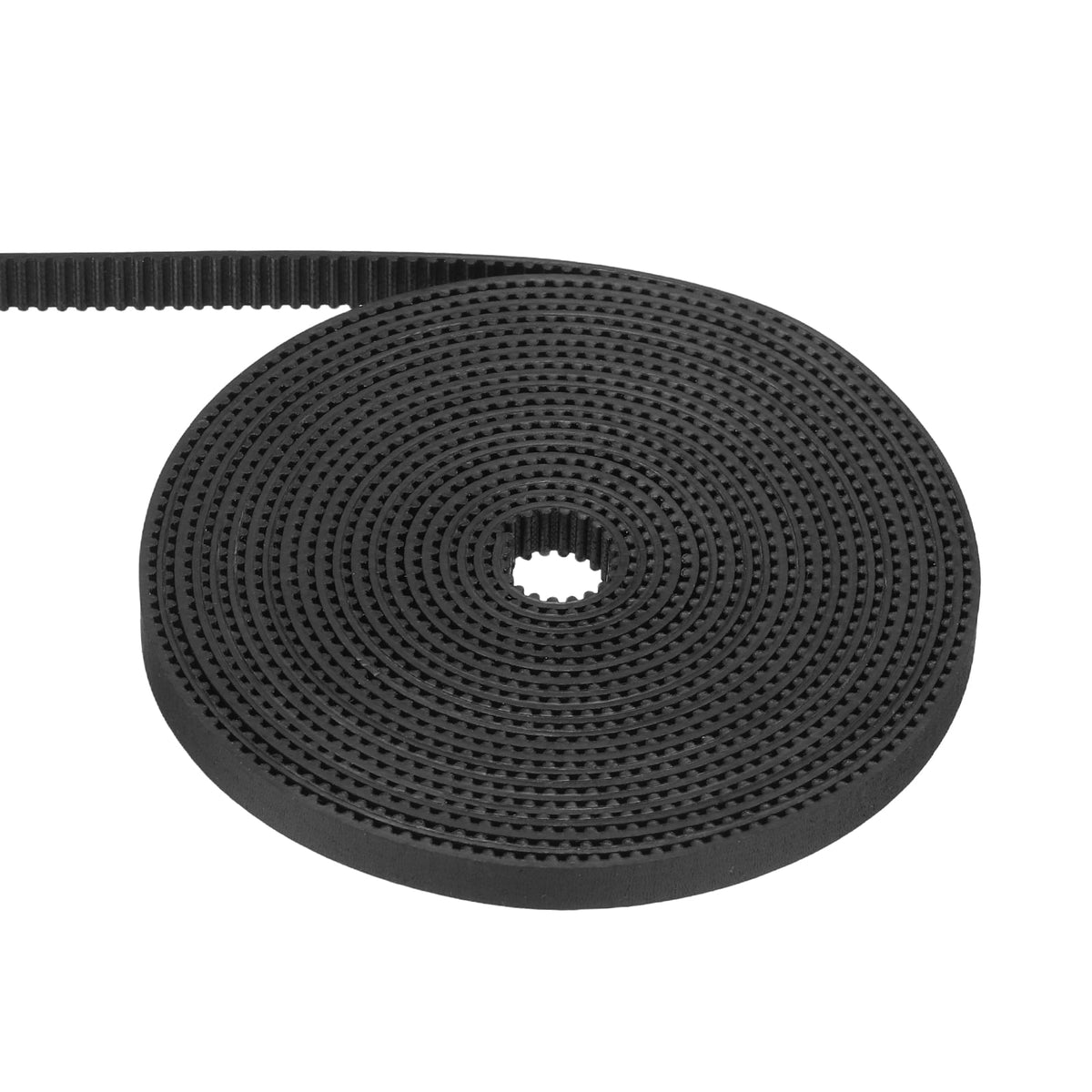 Uxcell Rubber 2GT Timing Belt 6x2000mm 2mm Pitch 2mm Thick Black Open Loop Pulley Timing Belt for 3D Printer