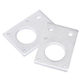 Uxcell Stepper Motor Mounting Bracket Mount Plate 42mm Silver Tone for 3D Printer 2 Pack