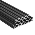 Uxcell 10Pcs Slot 2020 Aluminum Extrusion European Standard 1220mm 48 Inch Length Anodized Rail for CNC DIY 3D Printer and Industrial Bracket