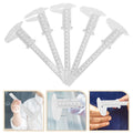 WEUVEB 5Pcs Plastic Vernier Calipers Portable Lightweight Measuring Tool with Vernier Scale