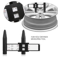 Wheel Rim Bolt Pattern Measuring Tool 4 5 6 8 Holes Sliding Caliper PCD Gauge