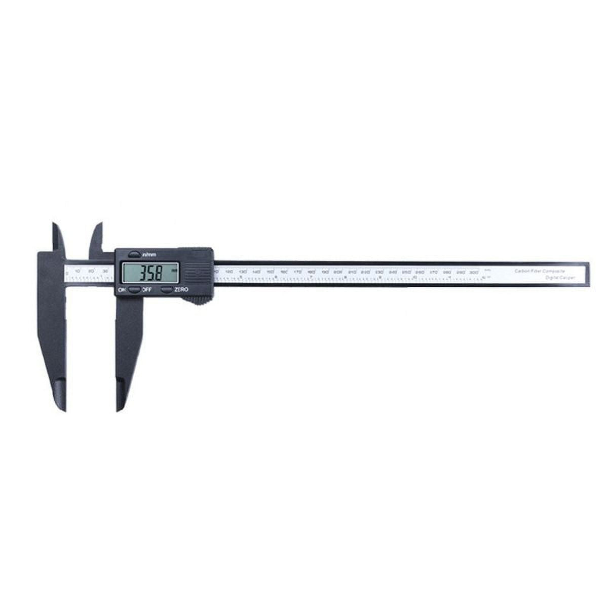 Zecic 12inch 300mm Digital Vernier Calipers 300mm Electronic Micrometer Ruler Depth
