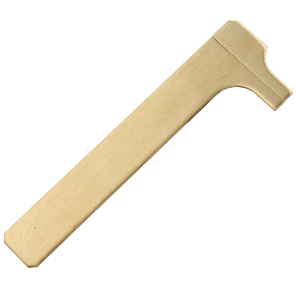 BIMZUC Brass Vernier Caliper 3.94 inches / 10 cm Pocket Measuring Tool for Jewelry Woodworking Crafts and Stones