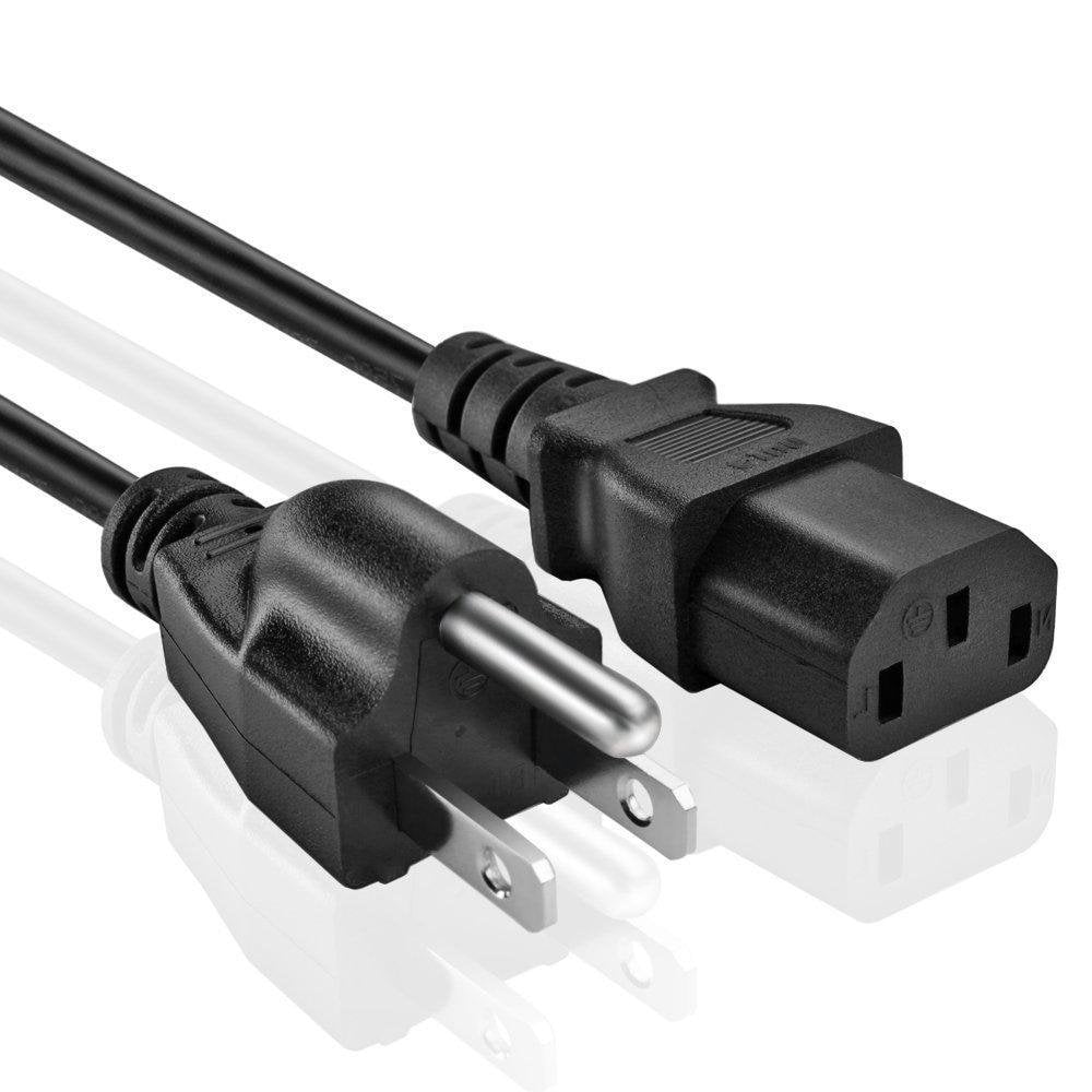 OMNIHIL 30 Foot Long (8FT) AC Cord + (15FT) 2.0 USB Cable Compatible with XYZprinting da Vinci 1.0 Pro. 3D Printer/Upgradable Laser Engraver