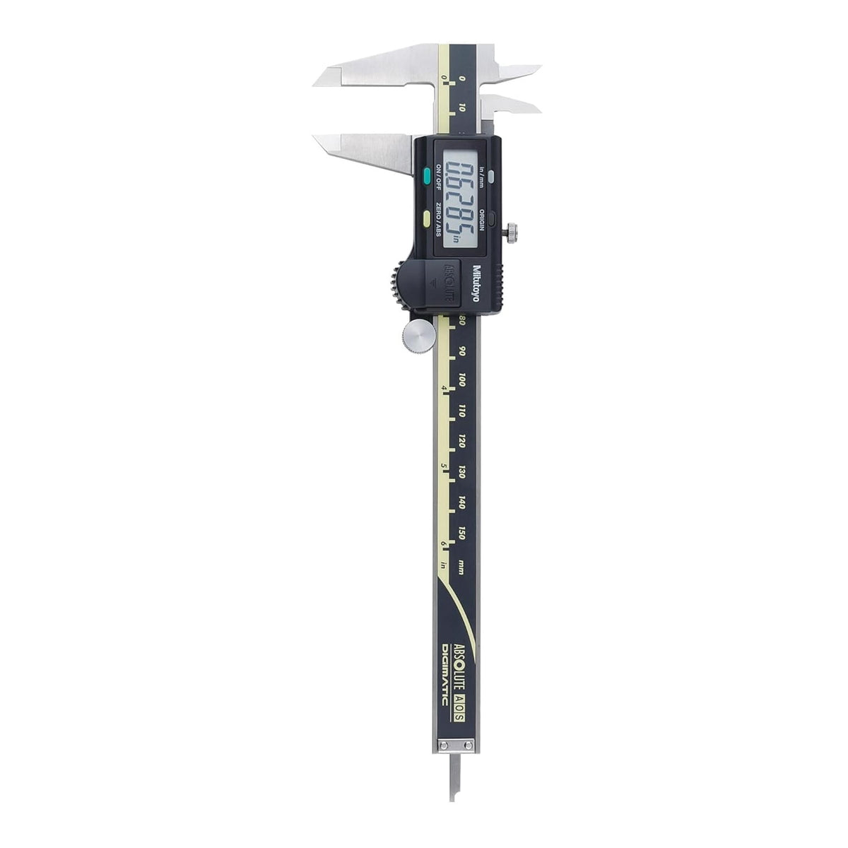 Mitutoyo 500-197-30 Digital Caliper, 0-8"/200mm Range, 0.0005"/0.01mm Res, Professional Tool