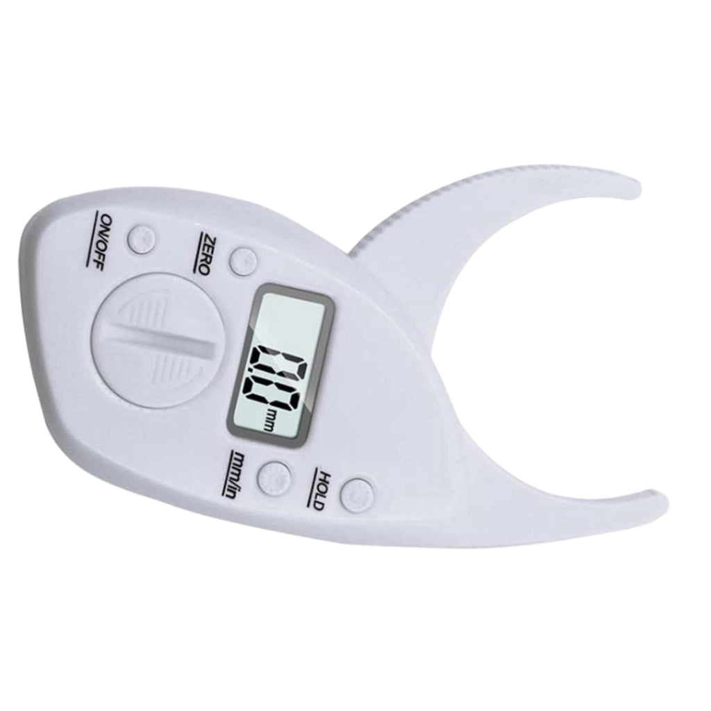 Lightweight Digital Skinfold Caliper with Single Button Operations 42G Portable Fat Measurement Device For Fitness Trainers