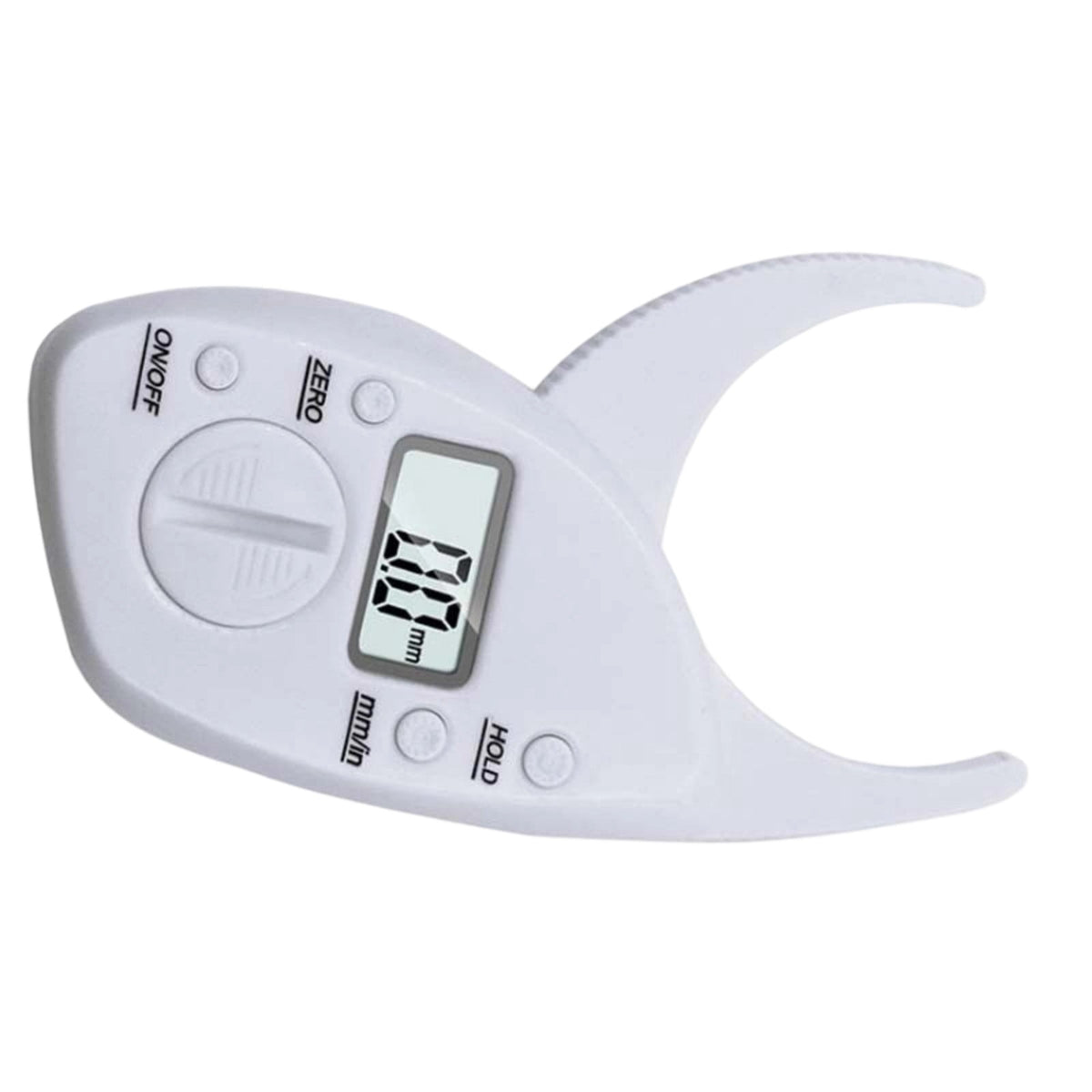 Lightweight Digital Skinfold Caliper with Single Button Operations 42G Portable Fat Measurement Device For Fitness Trainers