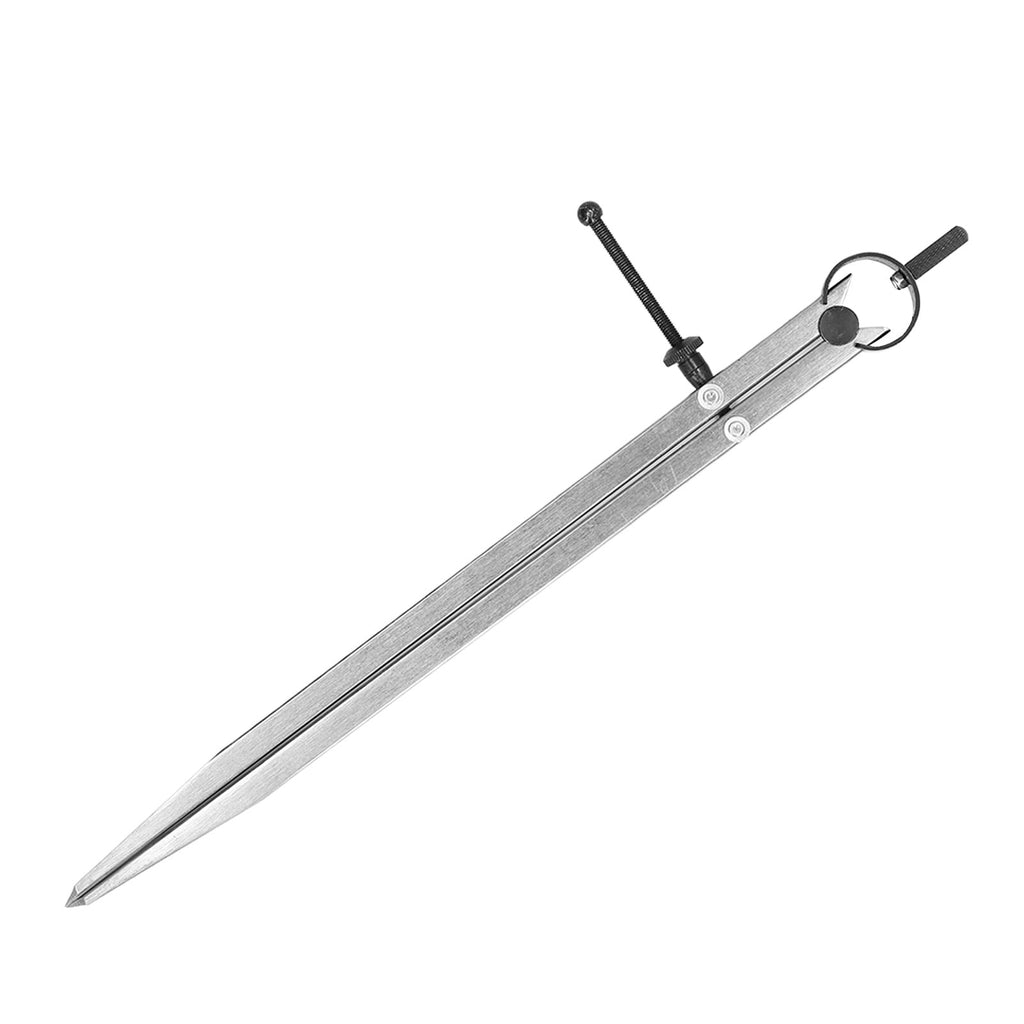 M Buder Wing Divider Adjustable Divider Calipers with Spring Nut for Leather Scribing and Marking Carbon Steel Compass Tool 5 inches / 125 mm for Wood Plastic Metal Surface