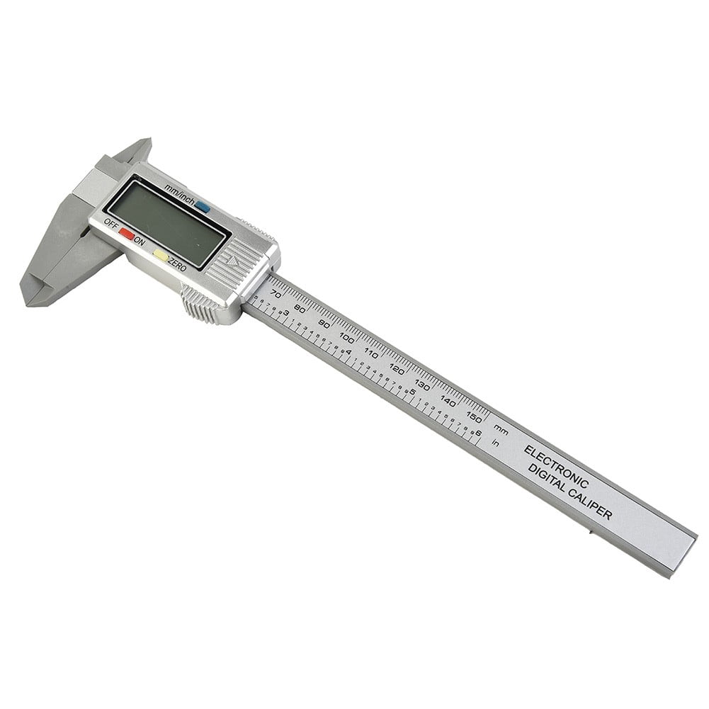 6inch LCD Digital Electronic Carbon Fiber Vernier Caliper Gauge Micrometer