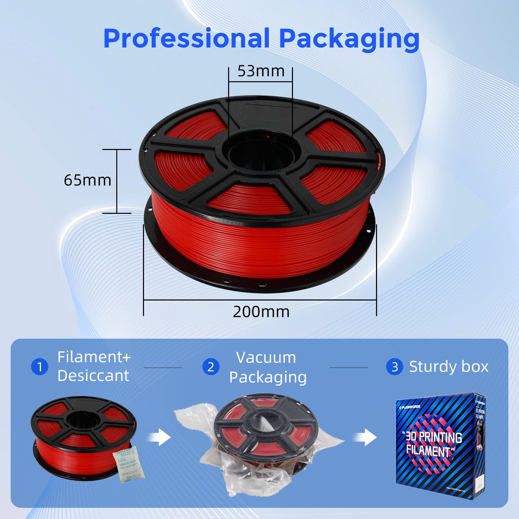 Flashforge ASA Filament 1.75mm, 1KG/2.2lbs UV Resistant ASA 3D Printer Filament with Satin Finish, Natural