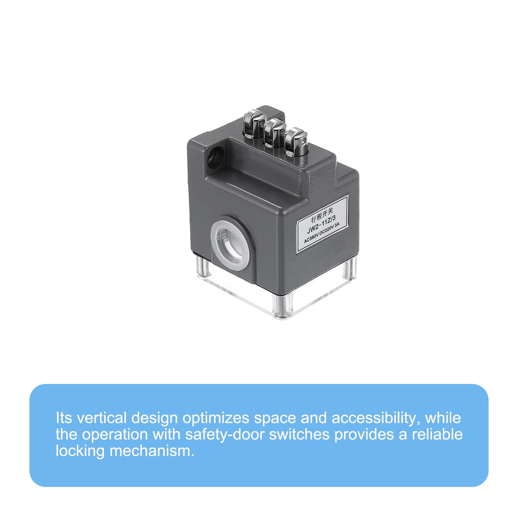 Limit Switch Roller Plunger JW2-11Z/3 Mount 3NC3NO 3D Printer Switch Metal Momentary Switch 2 Pcs
