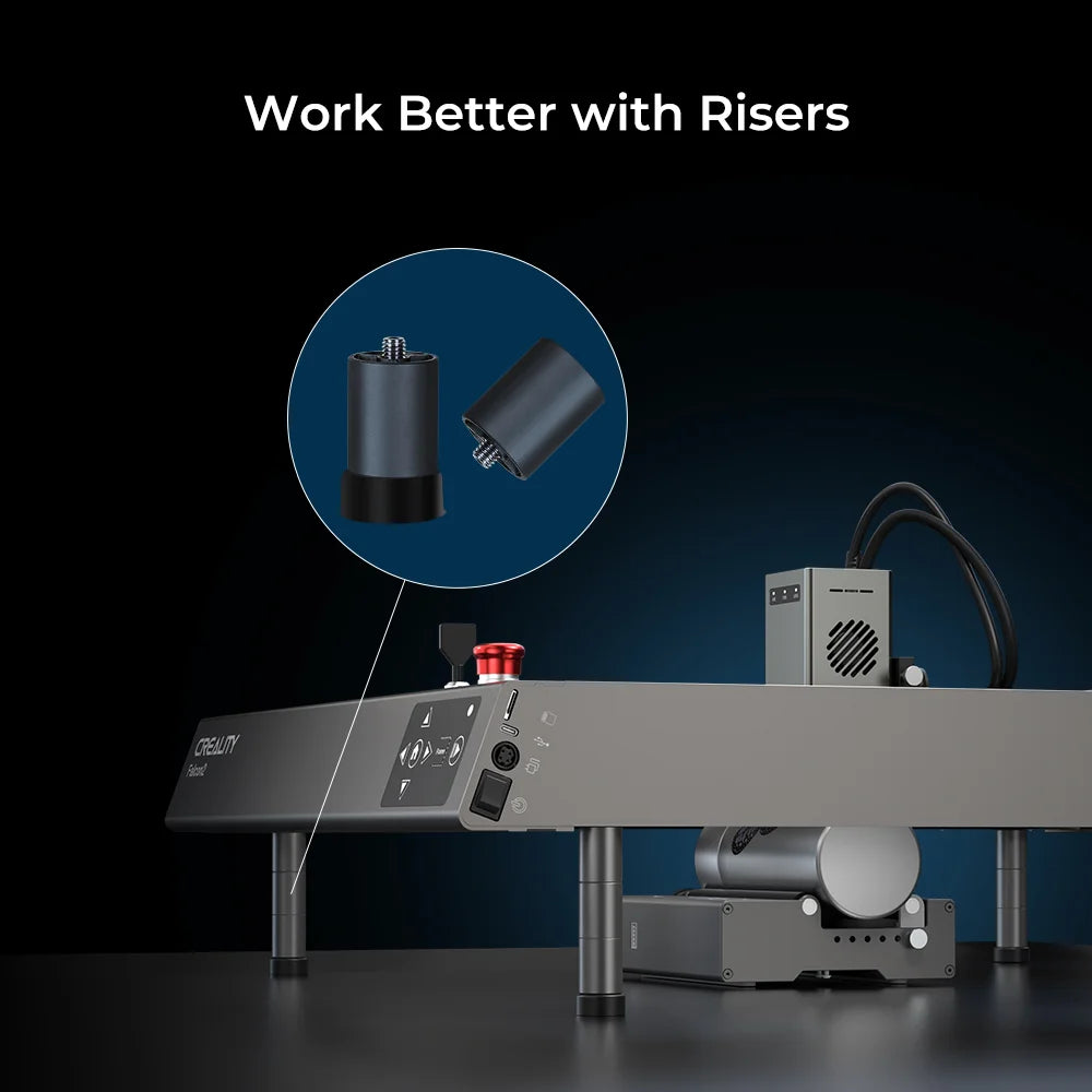Creality Official Rotary Roller for Laser Engraving Machine, Suit for CR-Laser Falcon 10W and 22W CR Falcon 2