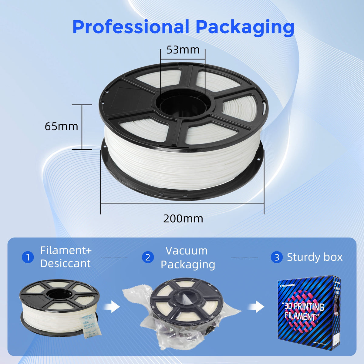Flashforge ASA Filament 1.75mm, 1KG/2.2lbs ASA 3D Printer Filament, Burnt Titanium