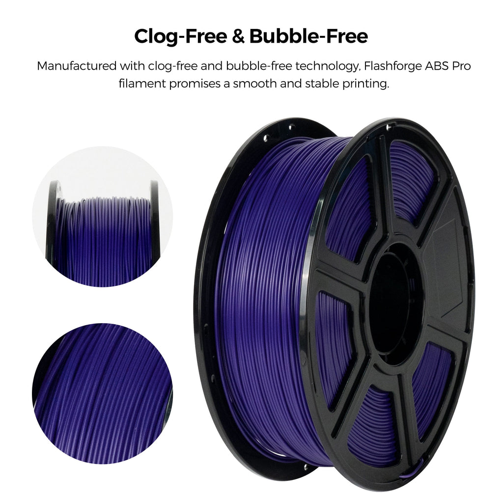 Flashforge ABS Pro Filament 1.75mm, 1KG/2.2lbs ABS Pro 3D Printer Filament, Green