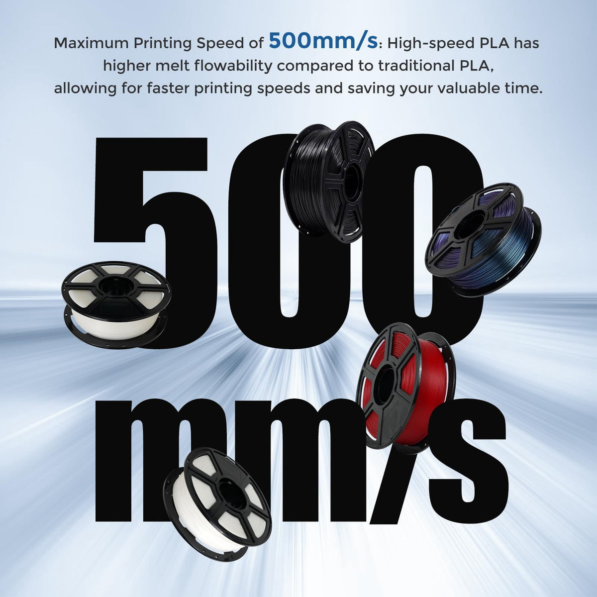 Flashforge PLA Filament 1.75mm, 1KG/2.2lbs PLA 3D Printer Filament, Burnt Titanium