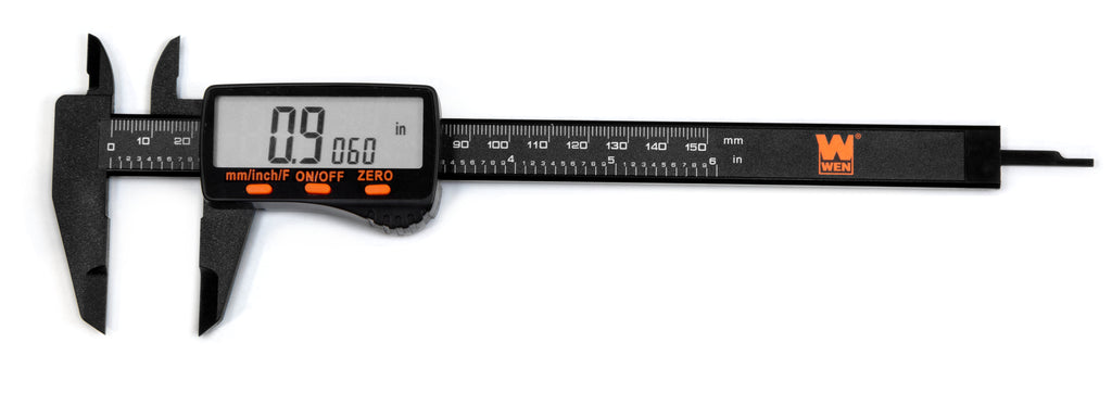 WEN Electronic 6.1-Inch Digital Caliper with LCD Readout and Storage Case