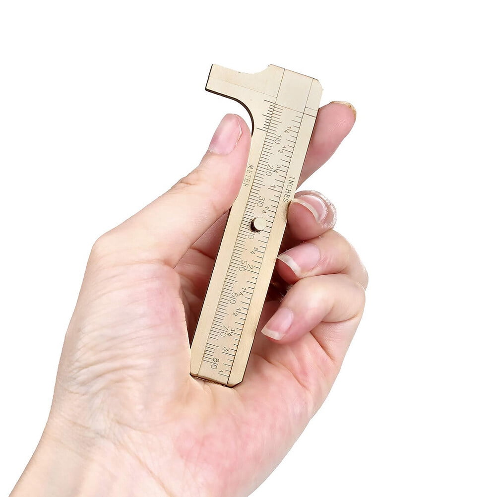 Tinksky 1pc Copper Vernier Caliper Pocket Caliper CM/Inch Dual Scale Wear Resistance with High Precision for Measurement