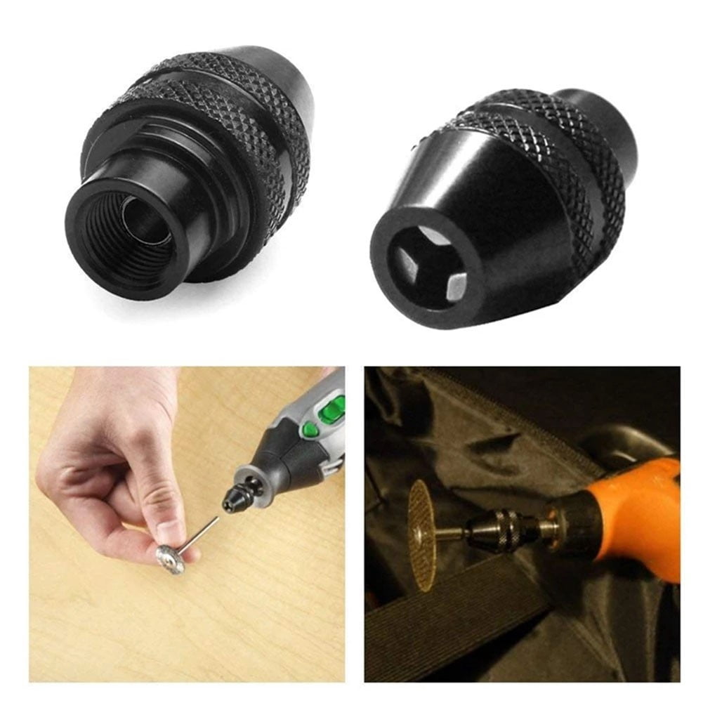 3pc Keyless Chuck Multi Quick Change Keyless Chuck Universasl Chuck Replacement For Dremel 4486 Rotary Tools 3000 4000 7700 8200