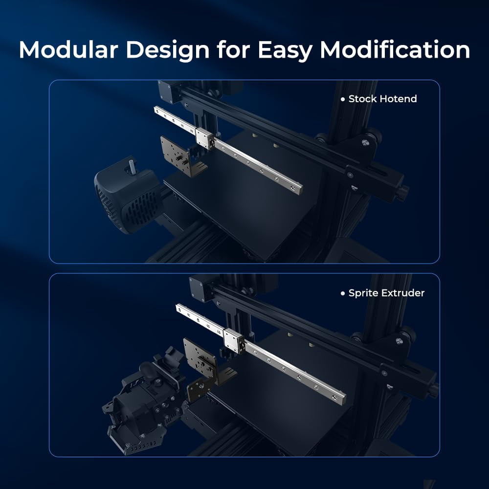 Official Creality Ender 3 Linear Rail X-axis MGN12C Guide Kit with Fix Plate Mount Bracket Support Sprite Pro kit for Creality Ender3/Ender 3 Pro/Ender 3 V2 3D Printers