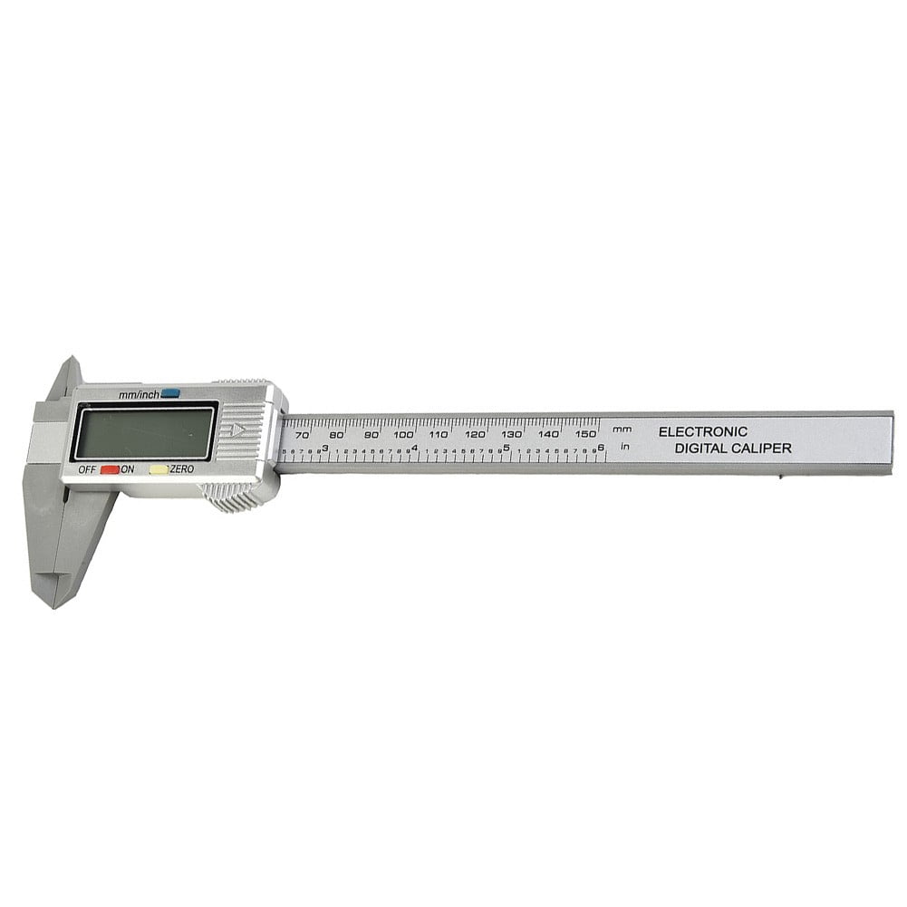 6inch LCD Digital Electronic Carbon Fiber Vernier Caliper Gauge Micrometer