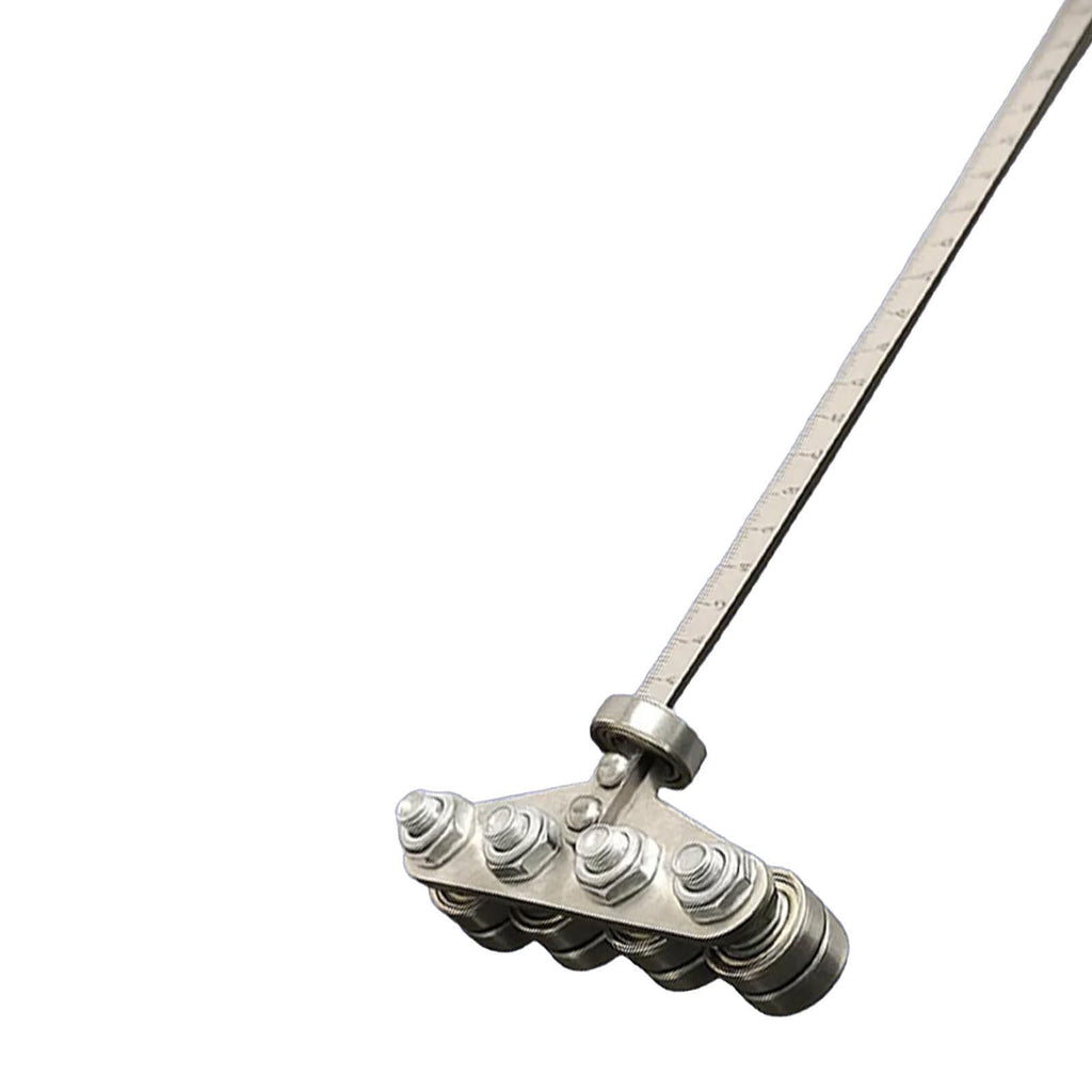 Positioning Calipers for Precise Measurements & Easy Wood Cutting, Stainless Steel Cutting Guide for Circular Saws, Adjustable Guide Rail Double axis 500mm