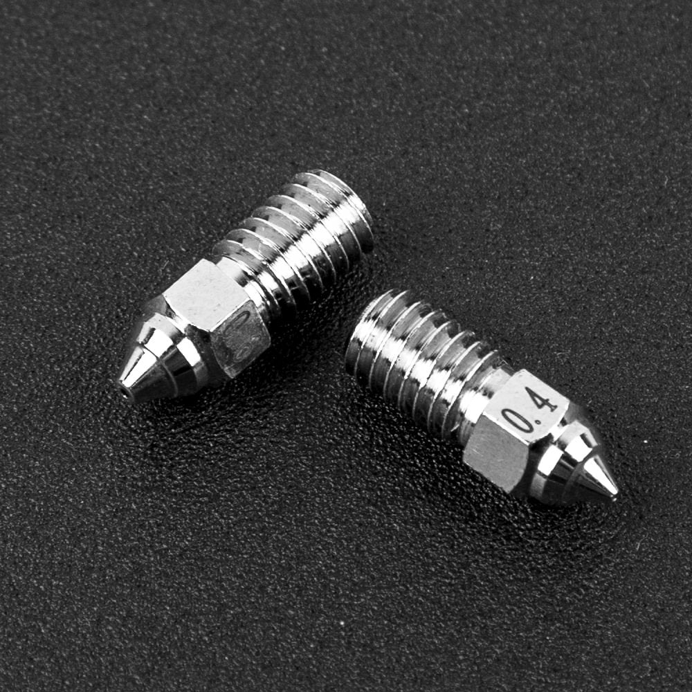 Creality 3D Printer Nozzles Kit, Copper Alloy Nozzle Set with 0.4mm Nozzle and 0.6mm Nozzle for Ender 5 S1/Ender -3 V3 SE/Ender 7 Fused Deposition Modeling 3D Printer