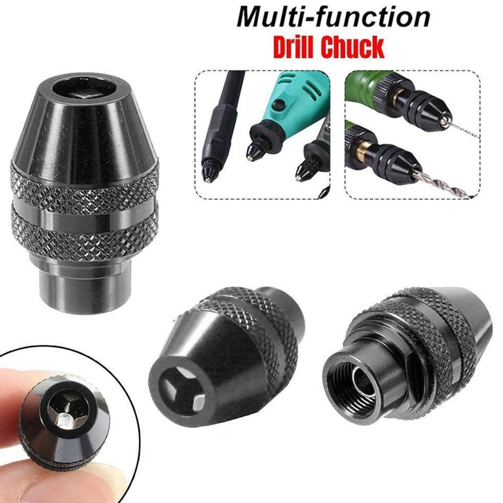3pc Keyless Chuck Multi Quick Change Keyless Chuck Universasl Chuck Replacement For Dremel 4486 Rotary Tools 3000 4000 7700 8200