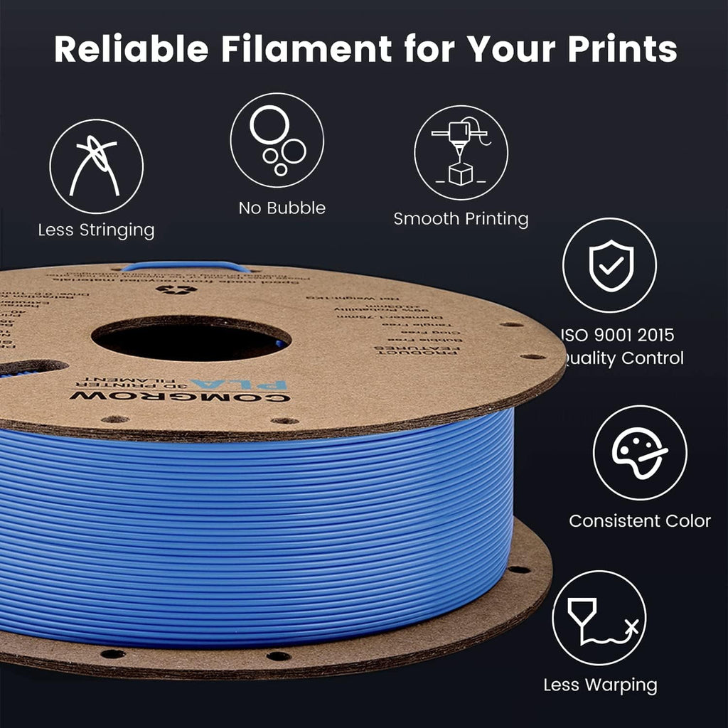 Creality Toughness PLA Filament 1.75mm Grey 1KG 3D Printer Filament