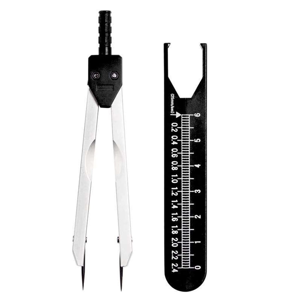 EKG Caliper ECG Calipers Electrocardiogram Divider Compatible with Nursing Electrocardiographs Random Color