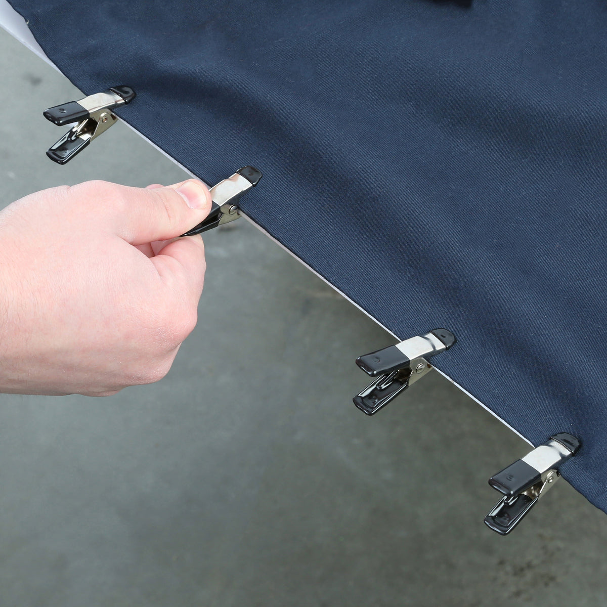 Hyper Tough 12-Piece Mini Metal Spring Clamp Set