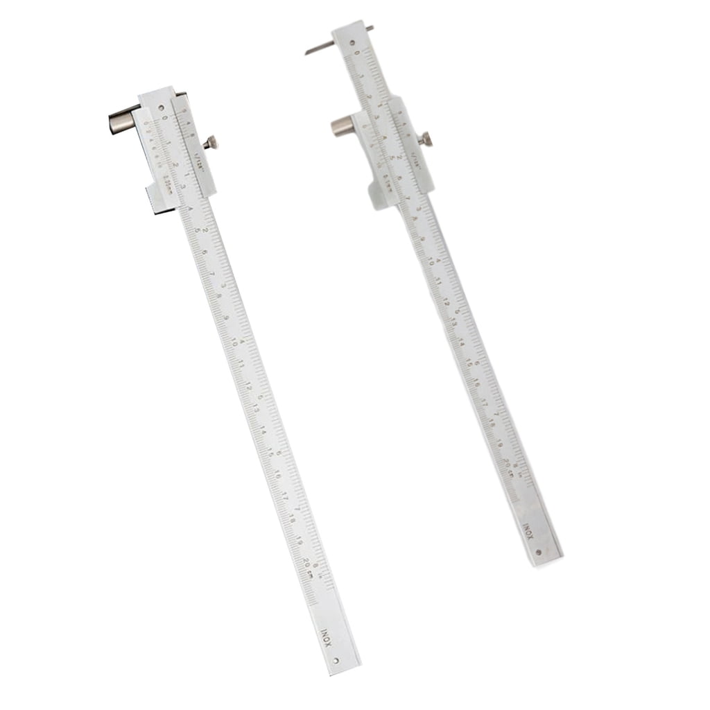 Tizuqe Stainless Steel Verniers Calipers 200mm Marking Gauges Calipers with Carbides Scribes for Accurate Measurements