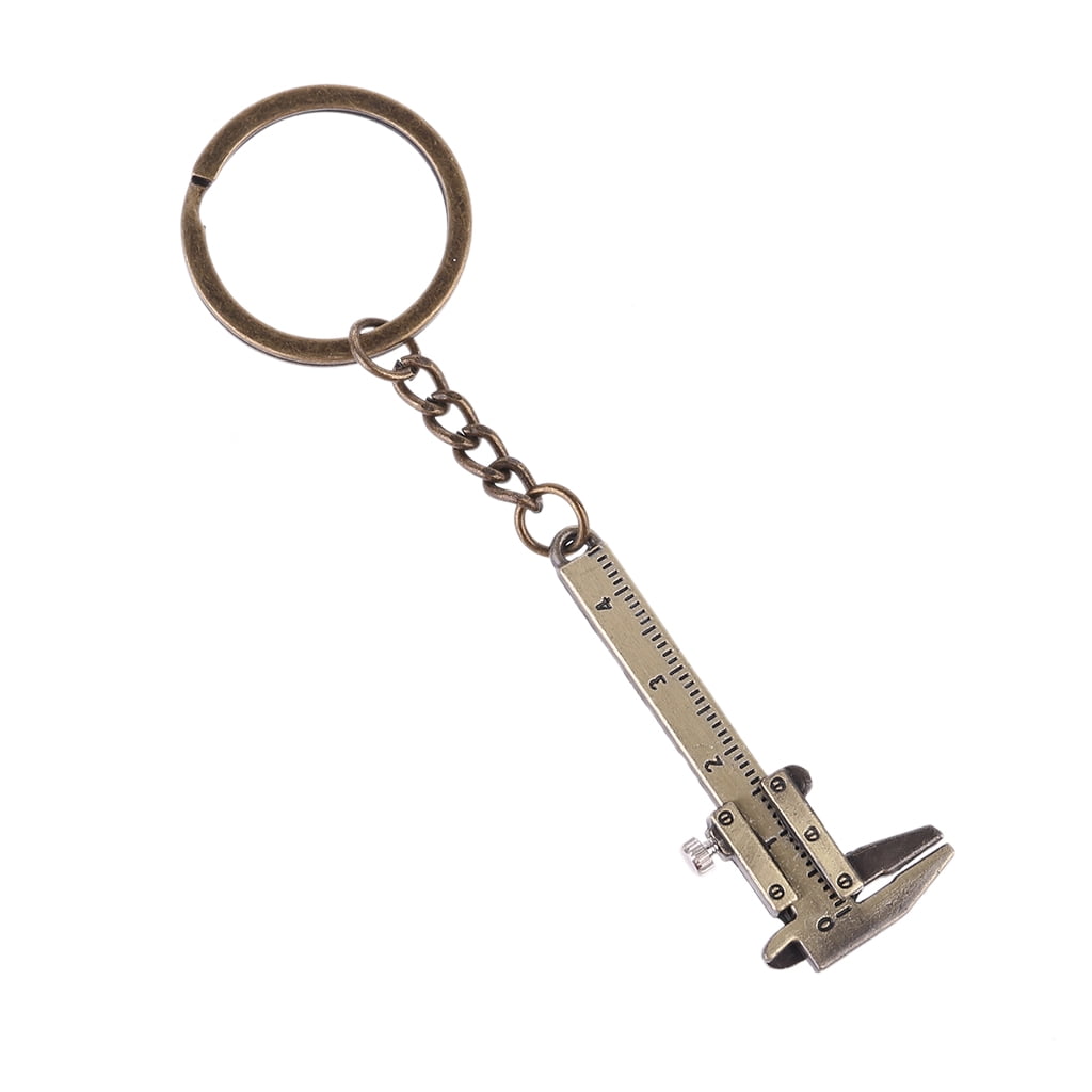 Zorvai Portable Mini Vernier Caliper for Key Alloy Calipers Gauge Slide Ruler Keyc