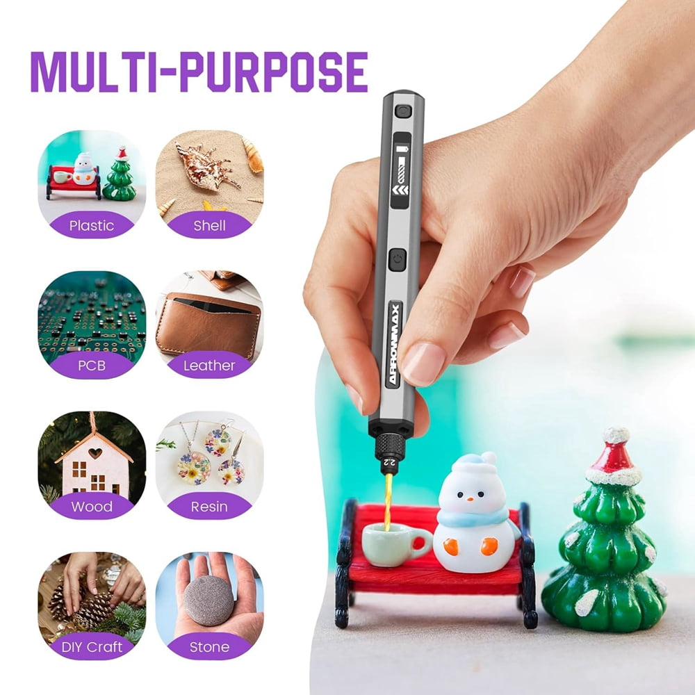 AM ARROWMAX Mini Electric Drill Rotary Tool Rechargeable Cordless Drill for Crafts Wood Plastic Aluminium Coin Home DIY SDS