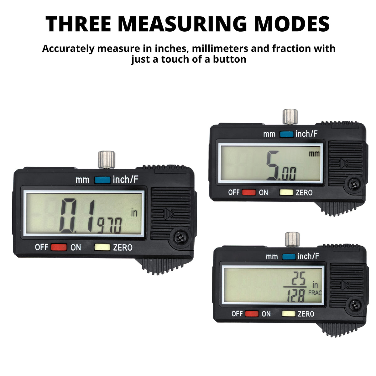 NEIKO 01407A Electronic Digital Caliper Measuring Tool, 0-6 Inches Stainless Steel Construction with Large LCD Screen Quick Change Button for Inch Fraction Millimeter Conversions, Digital Caliper Me