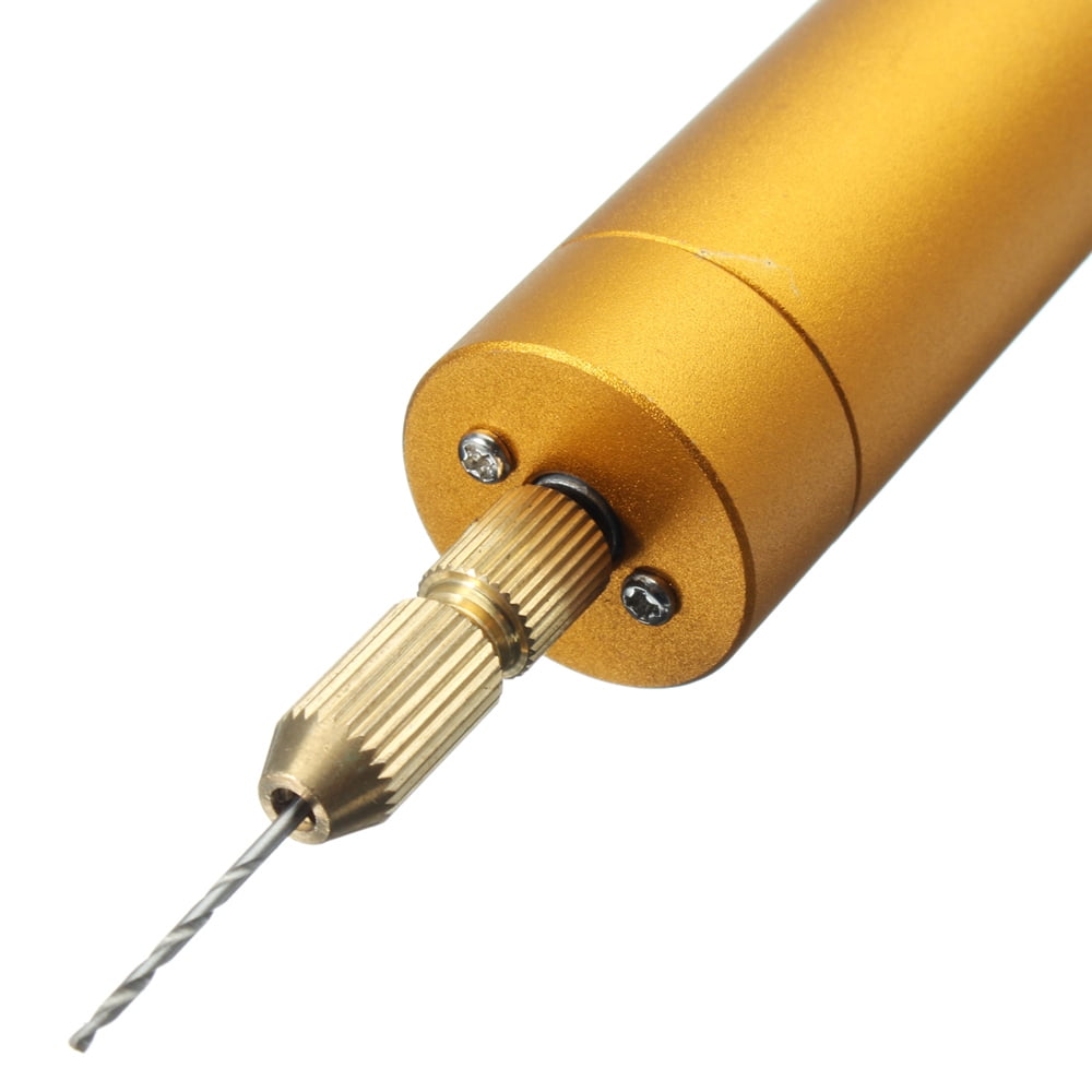 Suodoka 5V DC Mini Aluminum Electric Motor Hand Drill Kit with 10Pcs Twist Bits, 22000 RPM Portable Rotary Tool for DIY Woodworking, Jewelry Making & PCB Circuit Board Drilling