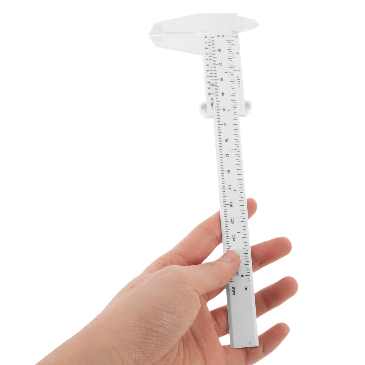 WEUVEB 5Pcs Plastic Vernier Calipers Portable Lightweight Measuring Tool with Vernier Scale