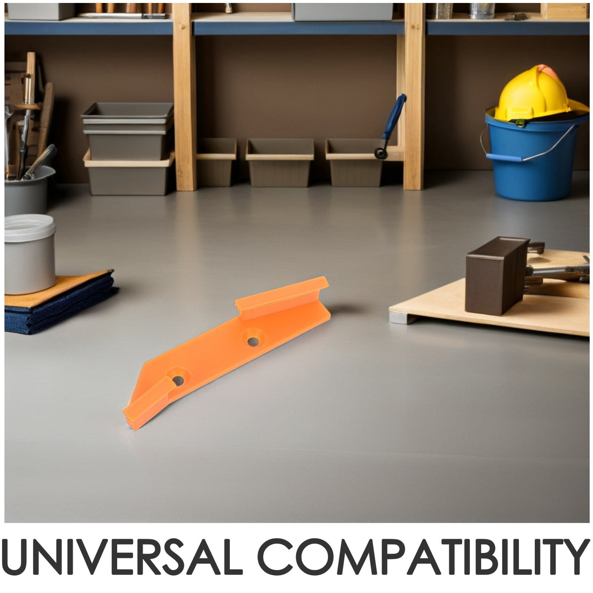 WEUVEB Digital Caliper Hanger in Orange - Wall Mount Tool Holder for Organized and Efficient Workshop Storage Solutions