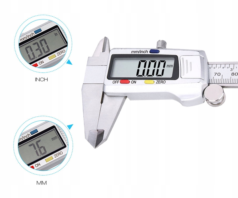 Vernier caliper Electronic digital caliper Stainless steel high precision 0-150-200-300mm caliper