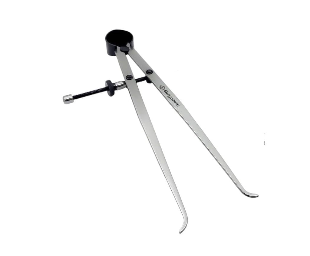 Buyohlic Spring Inside Outside Divider Caliper Set of 3 Pieces 6" inch 150 mm Measuring Tool