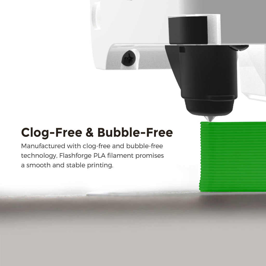 Flashforge PLA Filament 1.75mm, 1KG/2.2lbs PLA 3D Printer Filament, Blue