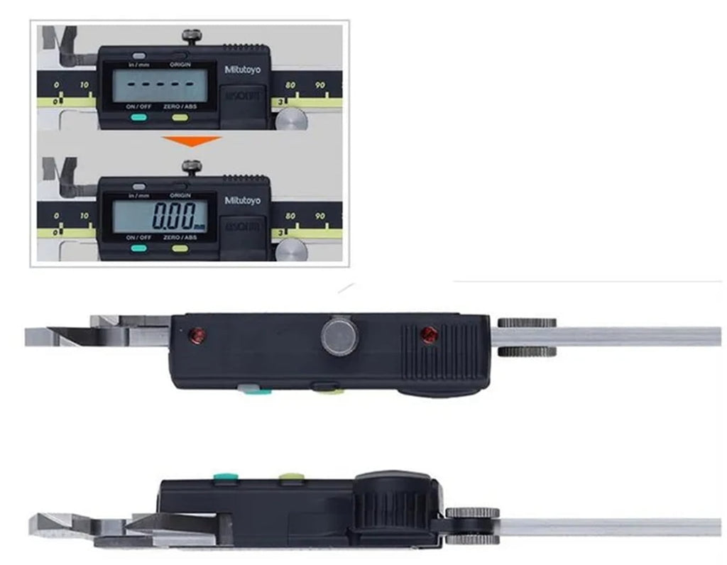 Mitutoyo 500-197-30 Series Style Digital Caliper Advanced Onsite Sensor AOS Electronic Micrometer Ruler ,500 Series, 0 to 12"/0 to 300mm Measuring Range, 0.0005"/0.01mm Resolution, LCD