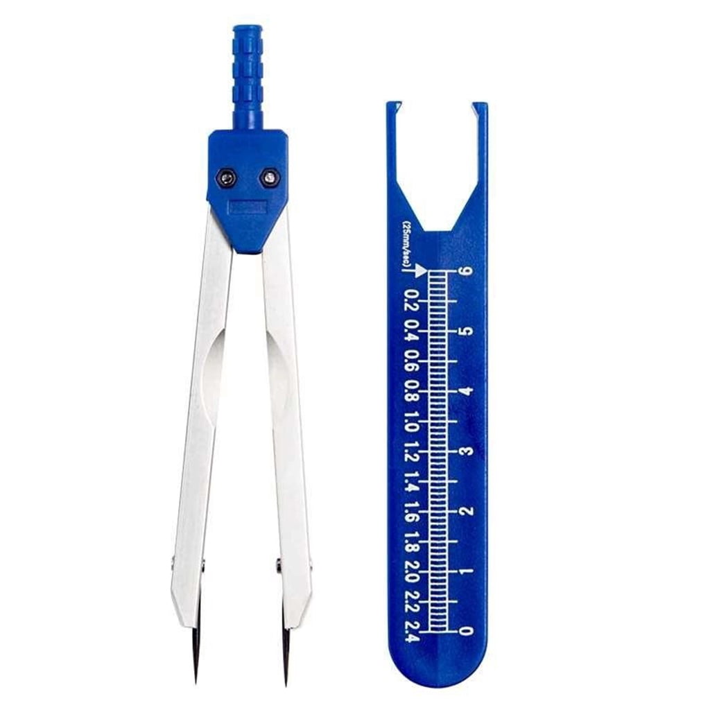 EKG Caliper ECG Calipers Electrocardiogram Divider Compatible with Nursing Electrocardiographs Random Color