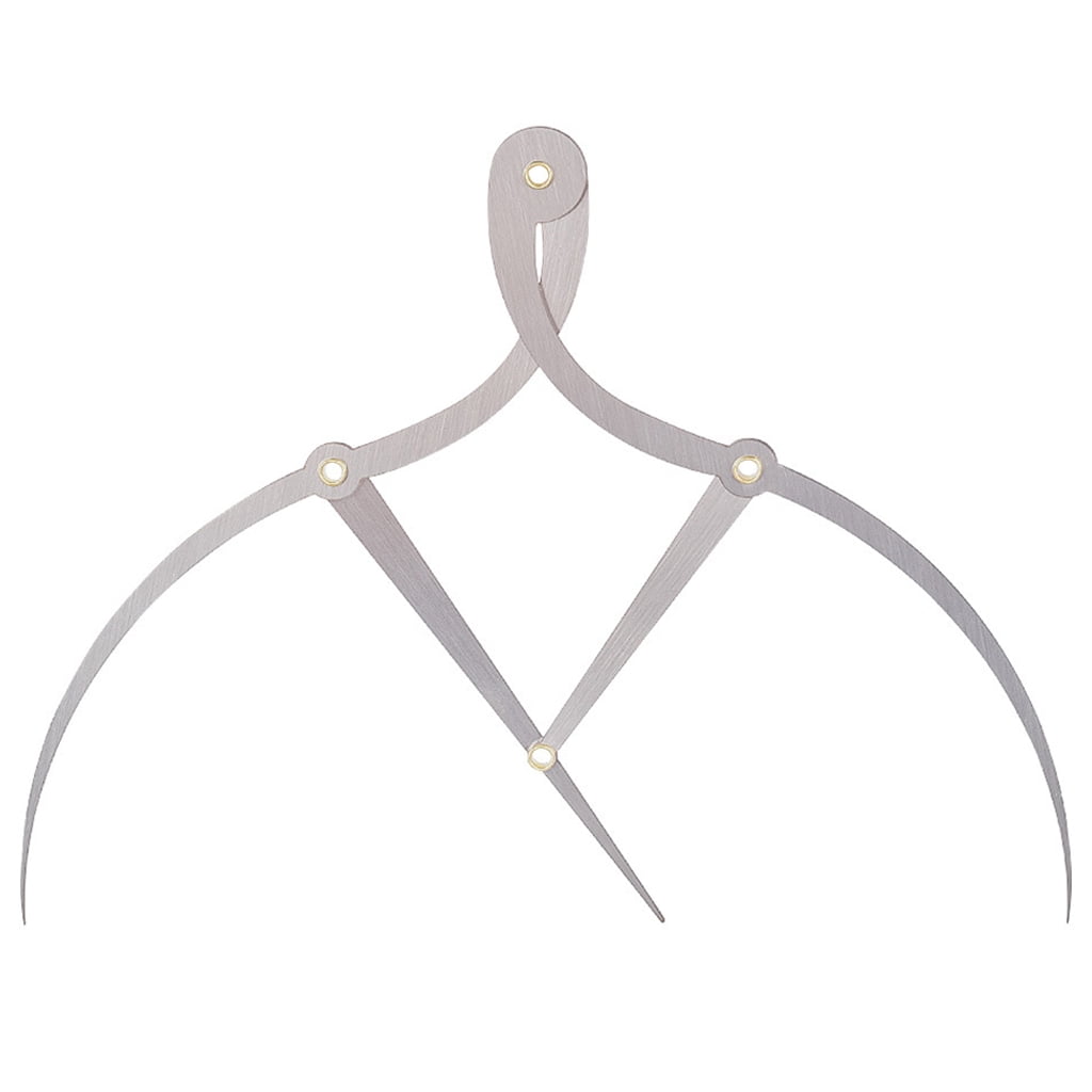 Zorvai Golden Mean Calipers Golden Ratio Calipers Stainless Steel Eyebrow RulerArt Work Design Golden Measure Tool
