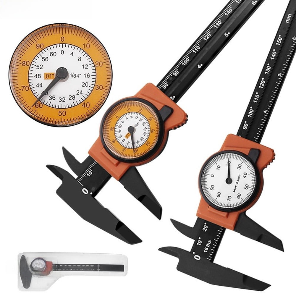 Mosiee Abs Plastic for Dial Caliper 0-150mm Metric and 0-6Inch Vernier Calipers mm