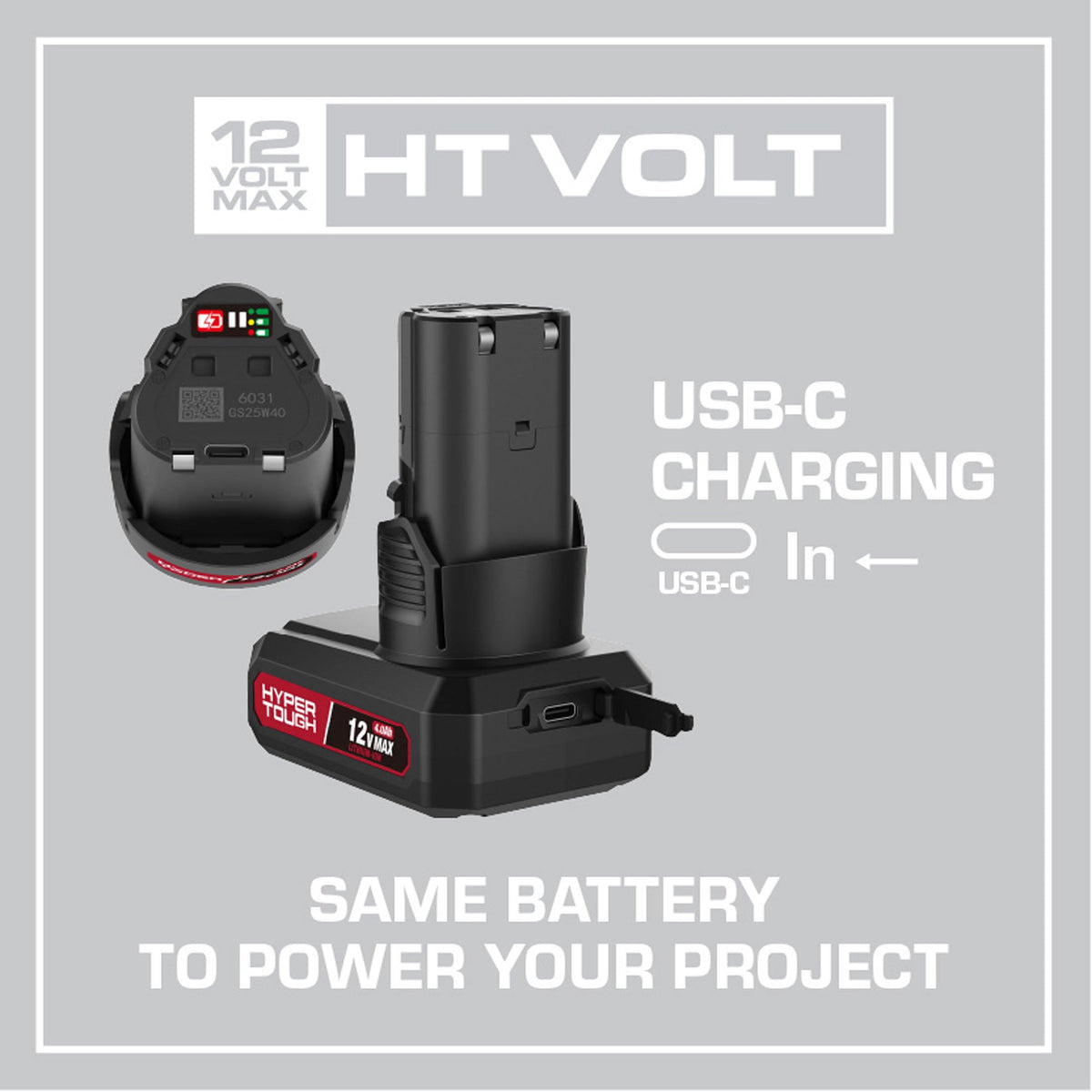 Hyper Tough 12V Rotary Tool with 2.0Ah Battery