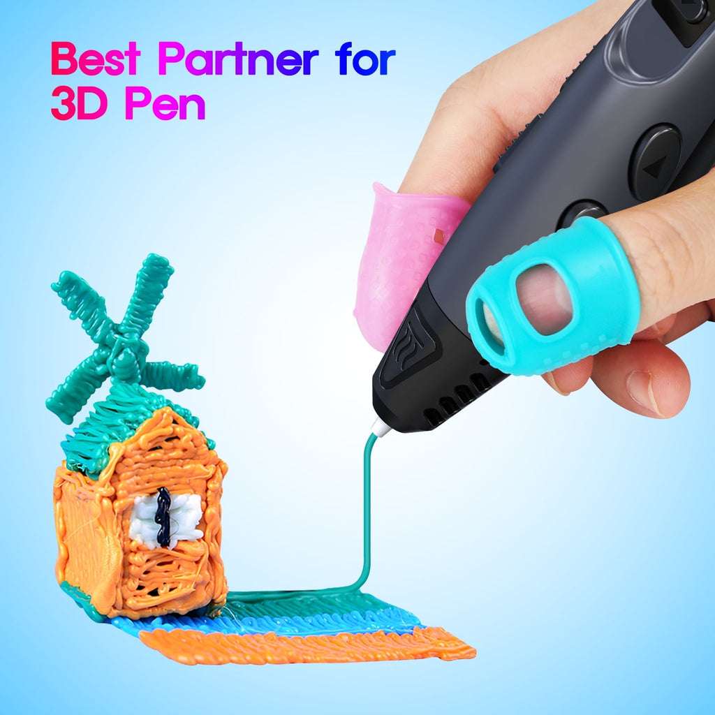 3D Pen PLA Filament Refills, 20 Colors Support for All 1.75mm 3D Printer / 3D Pen, 10 Feet Each Color, Total 200Ft 3D Printing Material (3M Each Color)