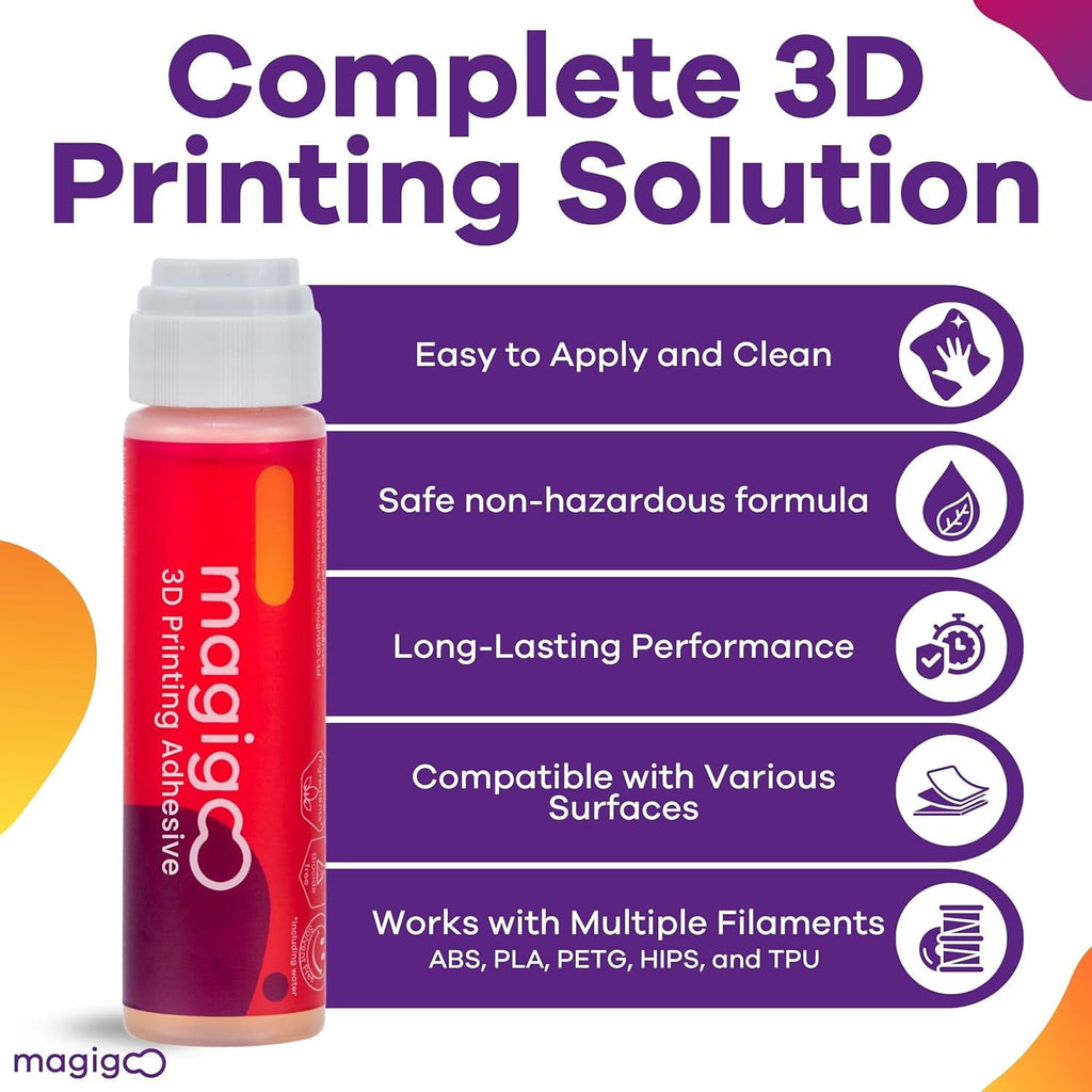 Magigoo MO2016 Red Hardware Adhesive 50ml for Glass, PEI