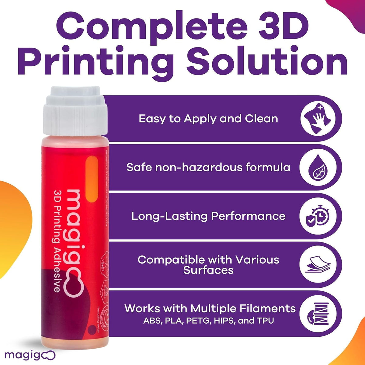 Magigoo MO2016 Red Hardware Adhesive 50ml for Glass, PEI