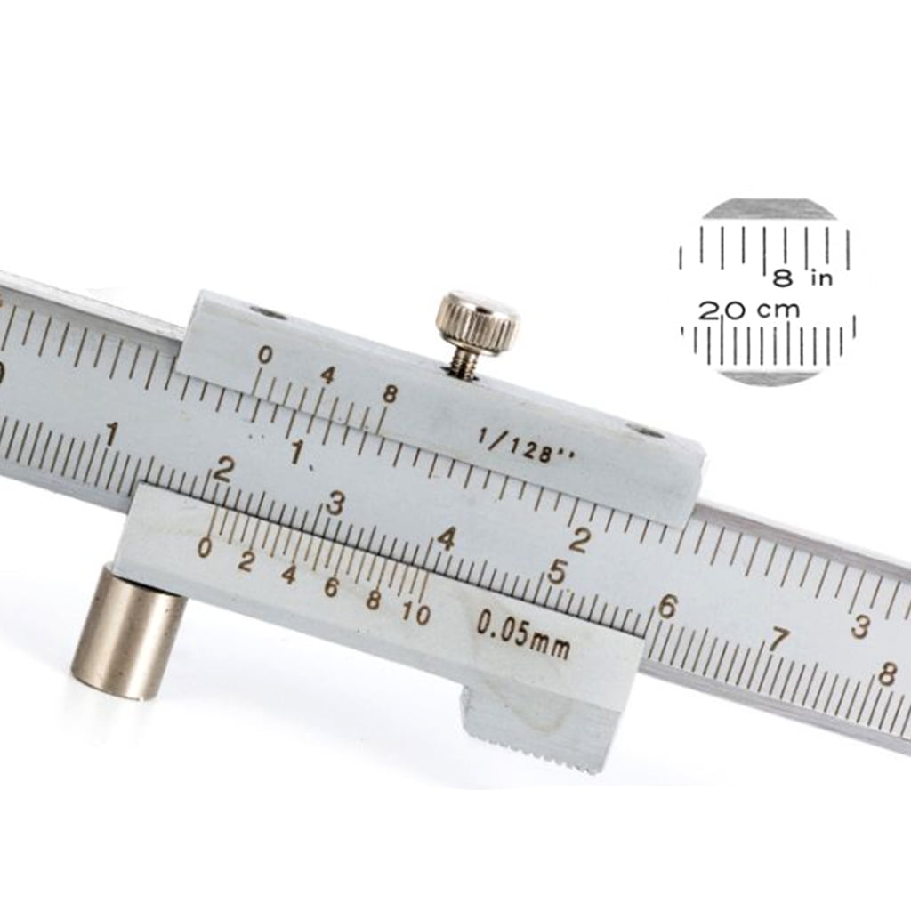Tizuqe Stainless Steel Verniers Calipers 200mm Marking Gauges Calipers with Carbides Scribes for Accurate Measurements