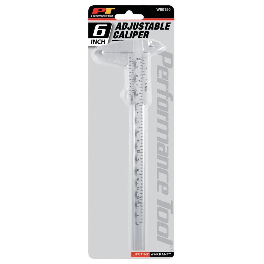 Performance Tool W80150 6 inch Plastic Caliper